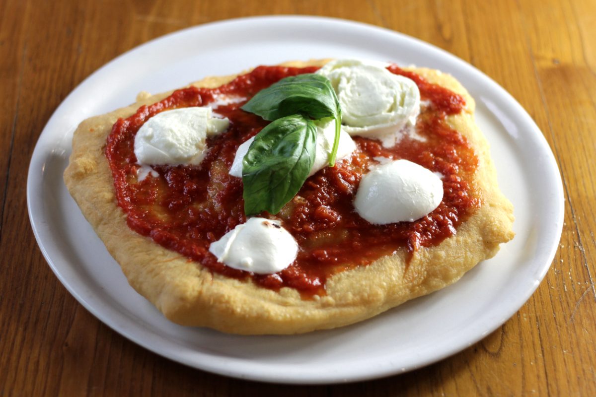 Pizza fritta montanara